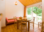 Villa 5 personnes : salle à manger